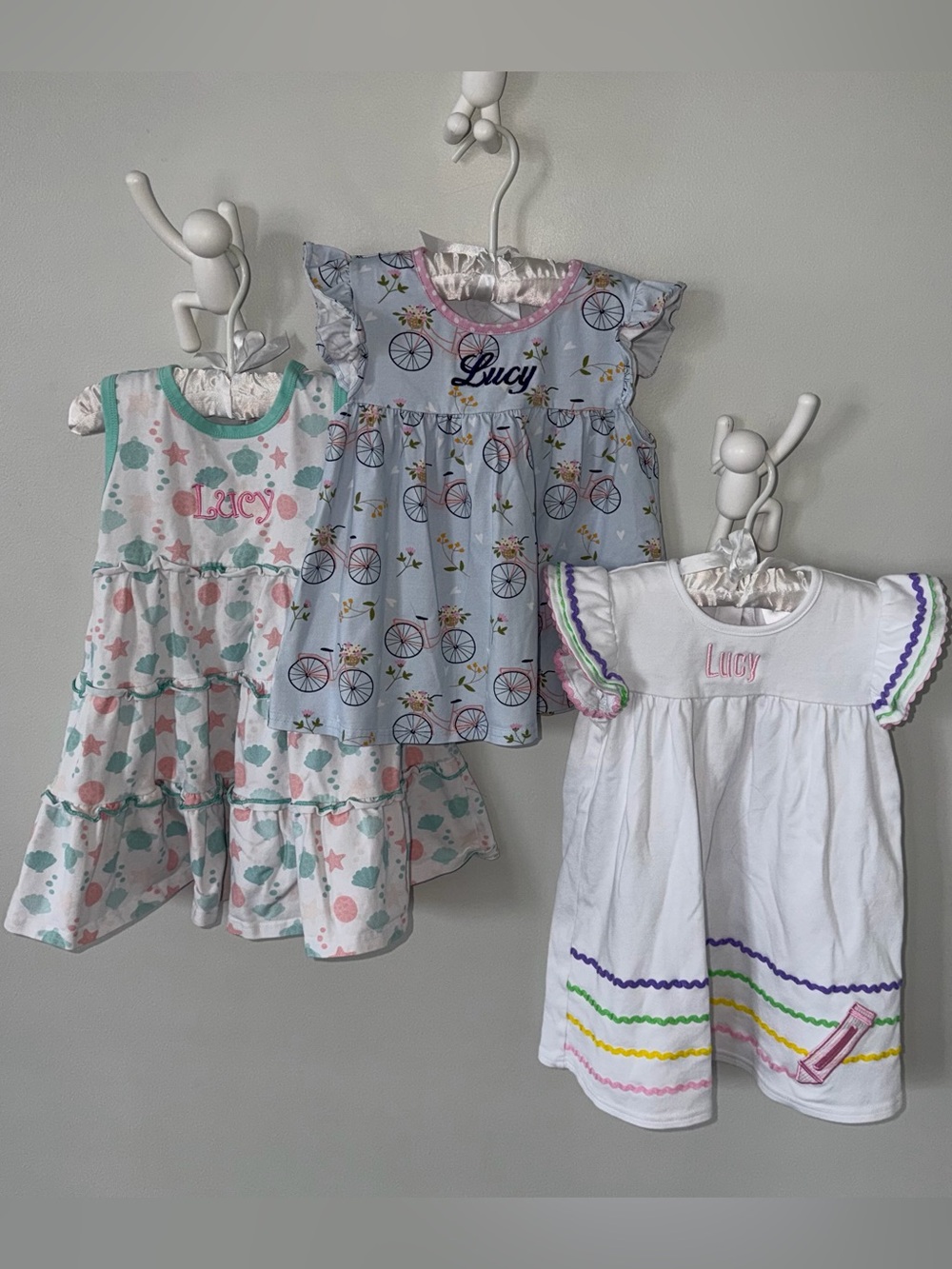 Stitchy Fish LUCY monogram Dress + Top BUNDLE